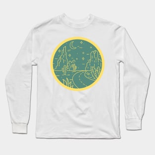 Desert Road Dual Tone Long Sleeve T-Shirt